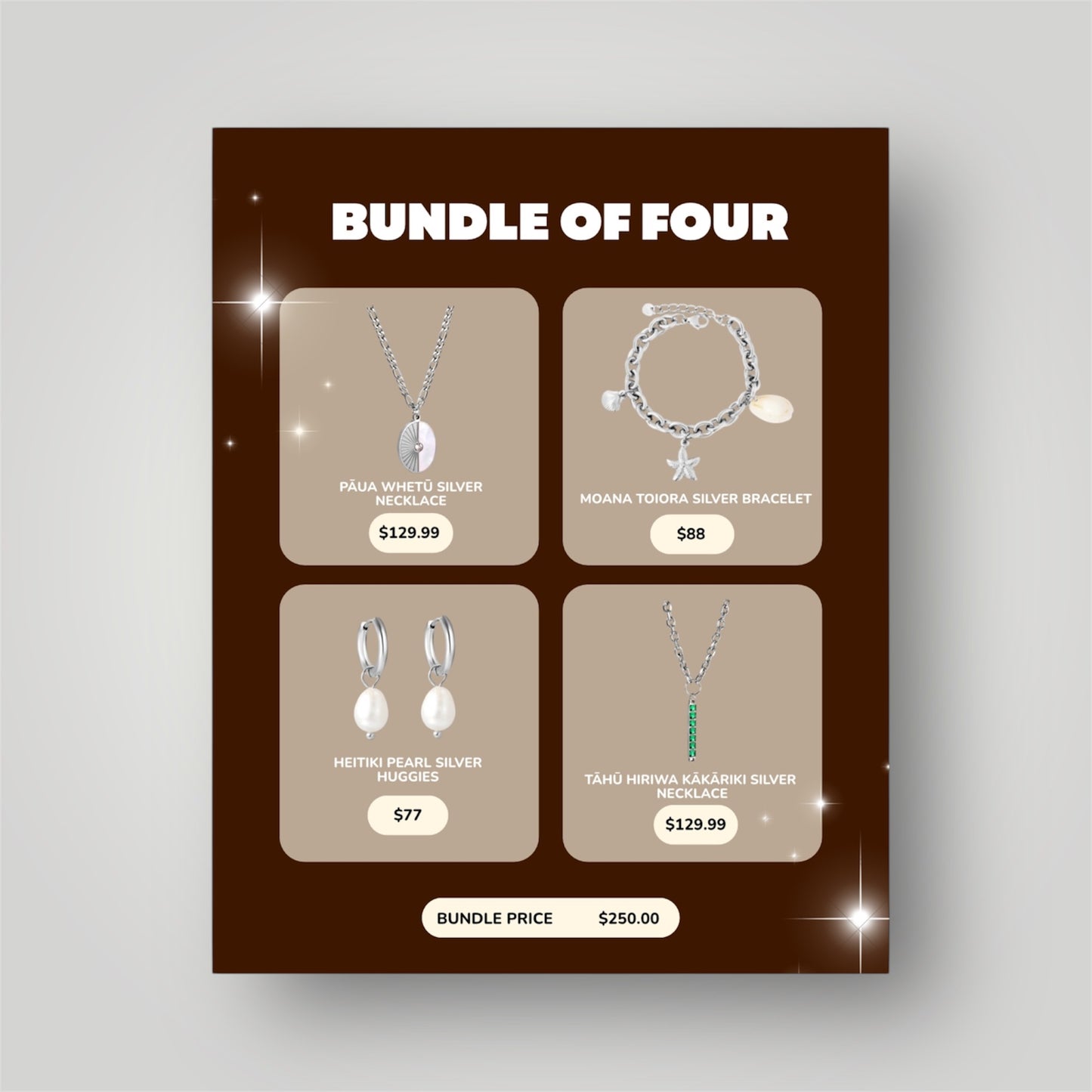Tahana Bundle of Four (Pick Any 4) - Limited Edition - 1 x Left!