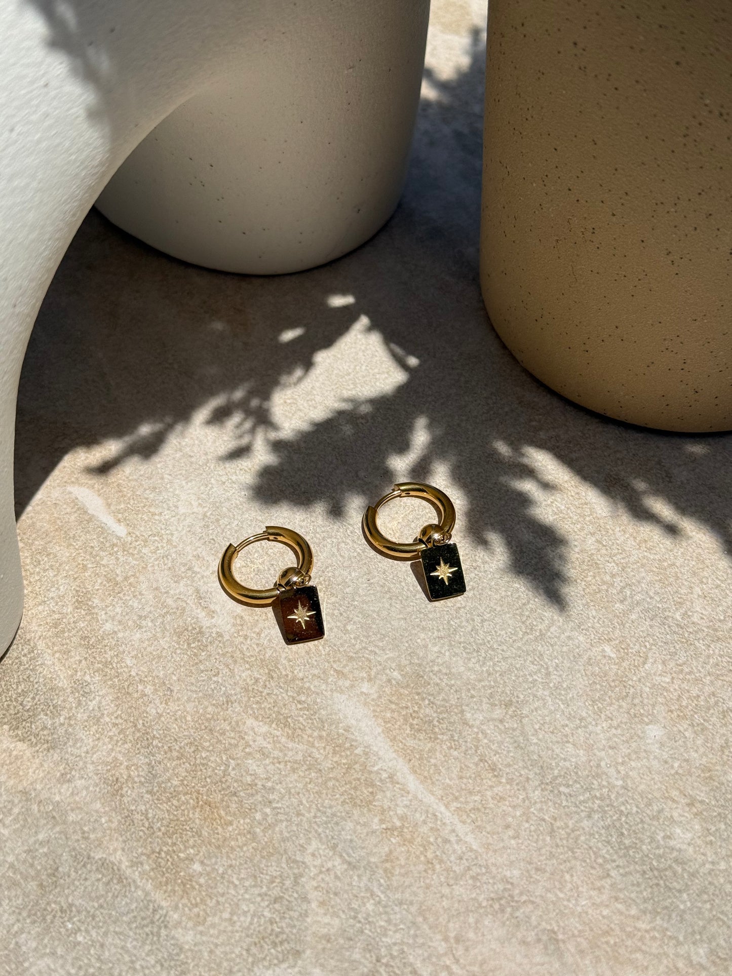 Whetū Gold Huggies - Tahana Jewellery