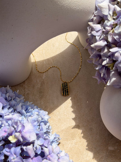 Tupu Kākāriki Gold Necklace