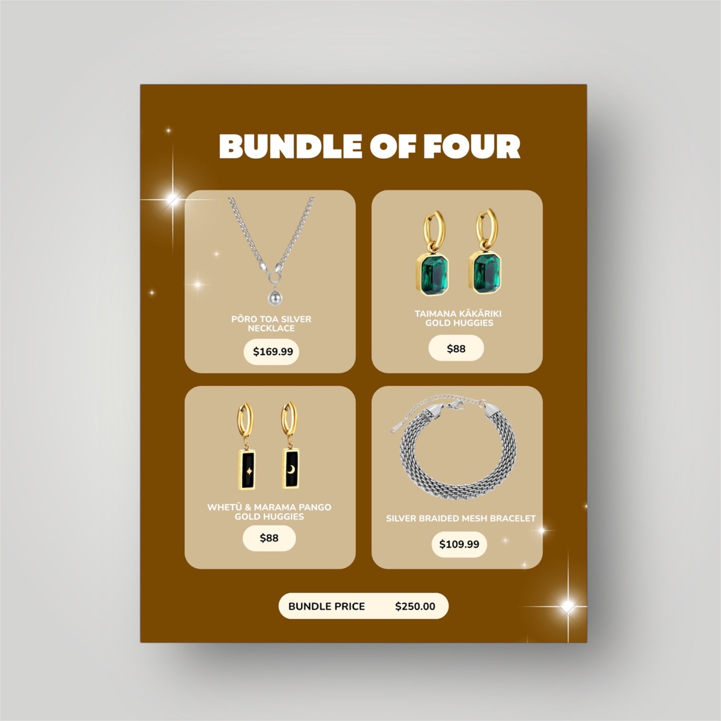 Tahana Bundle of Four (Pick Any 4) - Limited Edition - 1 x Left!