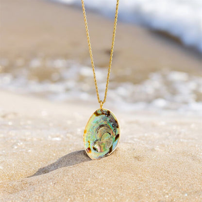 Pāua Gold Necklace - Limited Edition