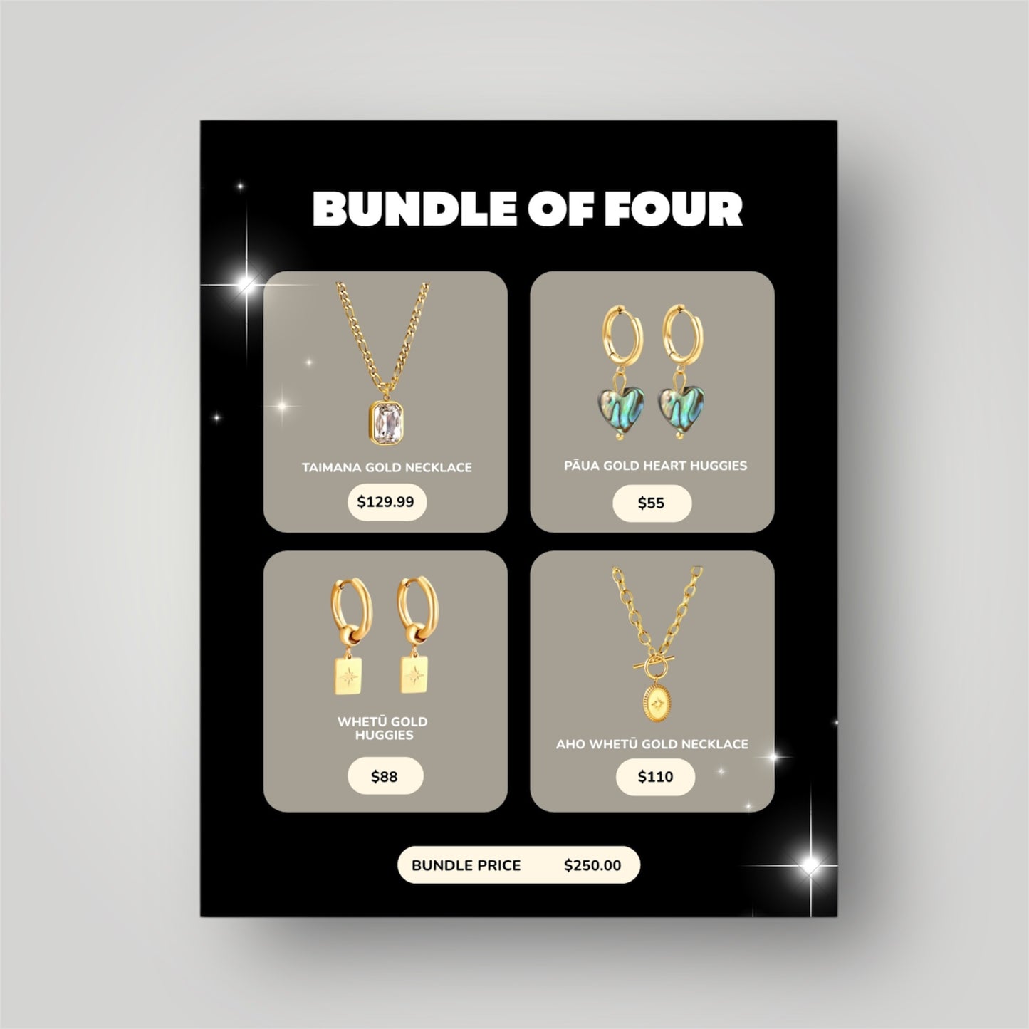 Tahana Bundle of Four (Pick Any 4) - Limited Edition - 1 x Left!