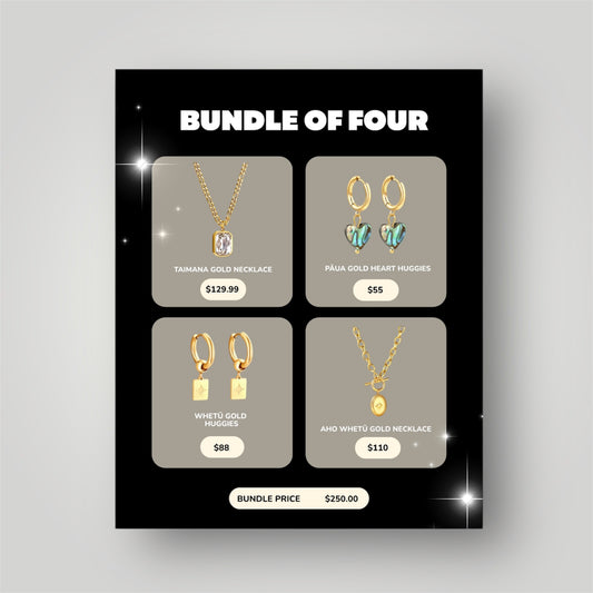 Tahana Bundle of Four (Pick Any 4) - Limited Edition - 1 x Left!